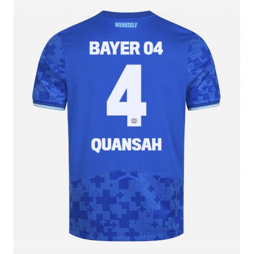 Bayer Leverkusen Jarell Quansah #4 Tredje Tröja 2025-26 Kortärmad Bayer Leverkusen Jarell Quansah #4 Tredje Tröja 2025-26 Kortärmad
